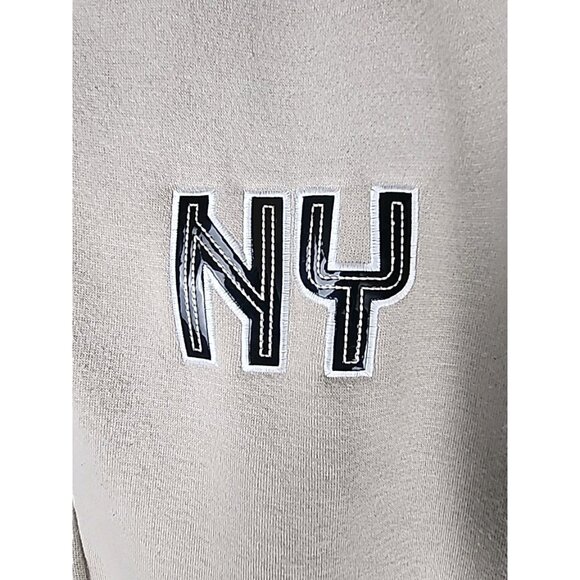 Vtg Veezo Wear Basketball Hoodie New York World Championship Gray/Tan 3XL 2003 - Picture 4 of 12